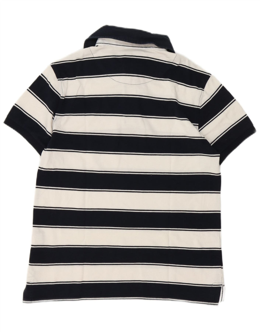 Slam Herren-Poloshirt, klein, weiß gestreift, Baumwolle