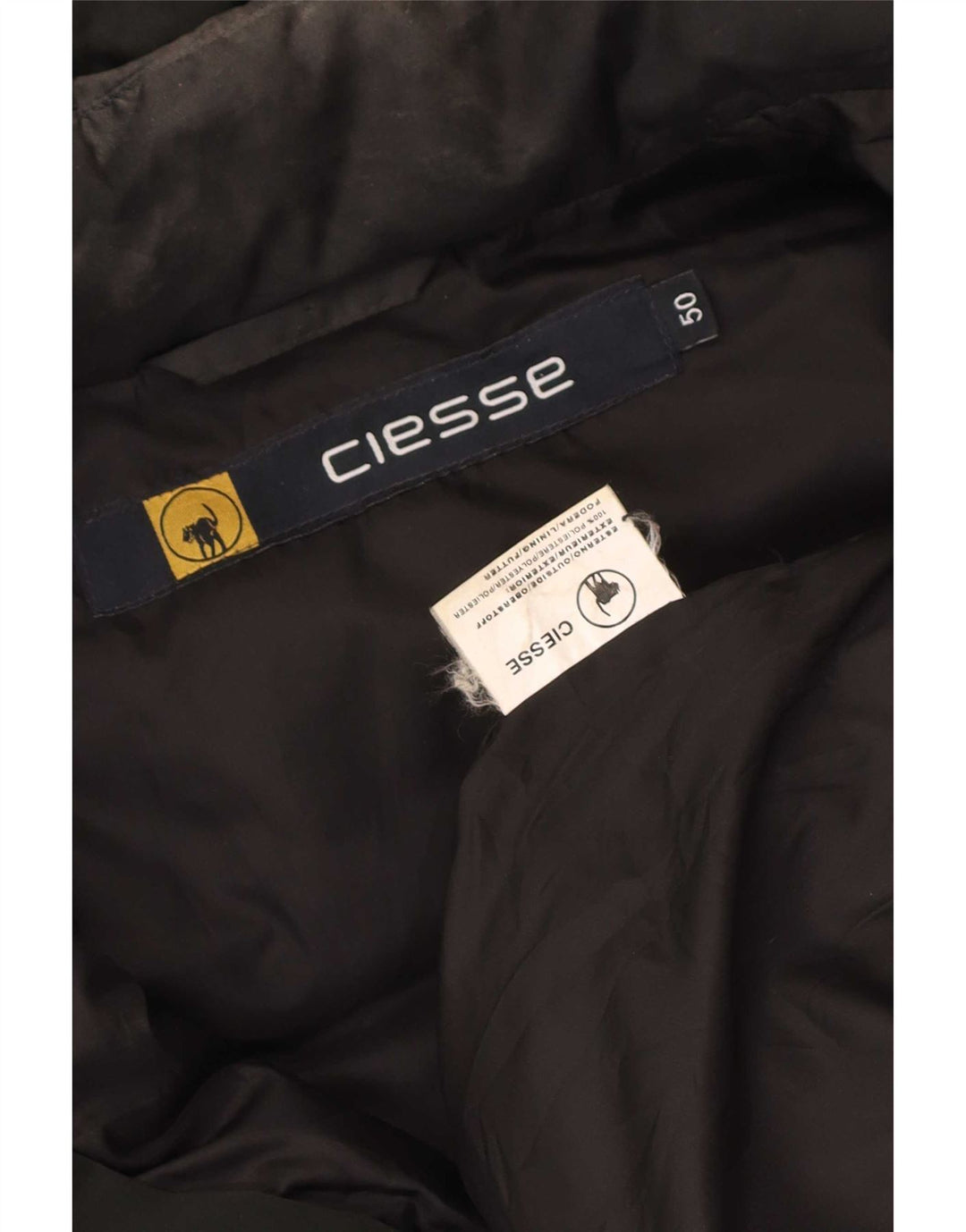 Ciesse Piumini Herren-Kapuzenjacke, gepolstert, IT 50, Größe L, Schwarz, Polyester