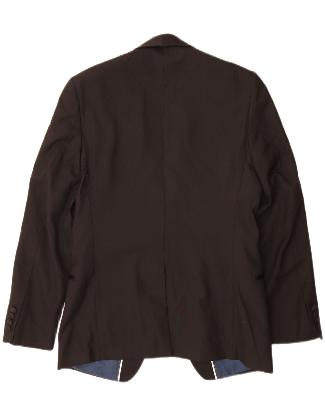 Marks & Spencer Herren-Blazer mit 1 Knopf, UK 38, Mittelschwarz, Polyester