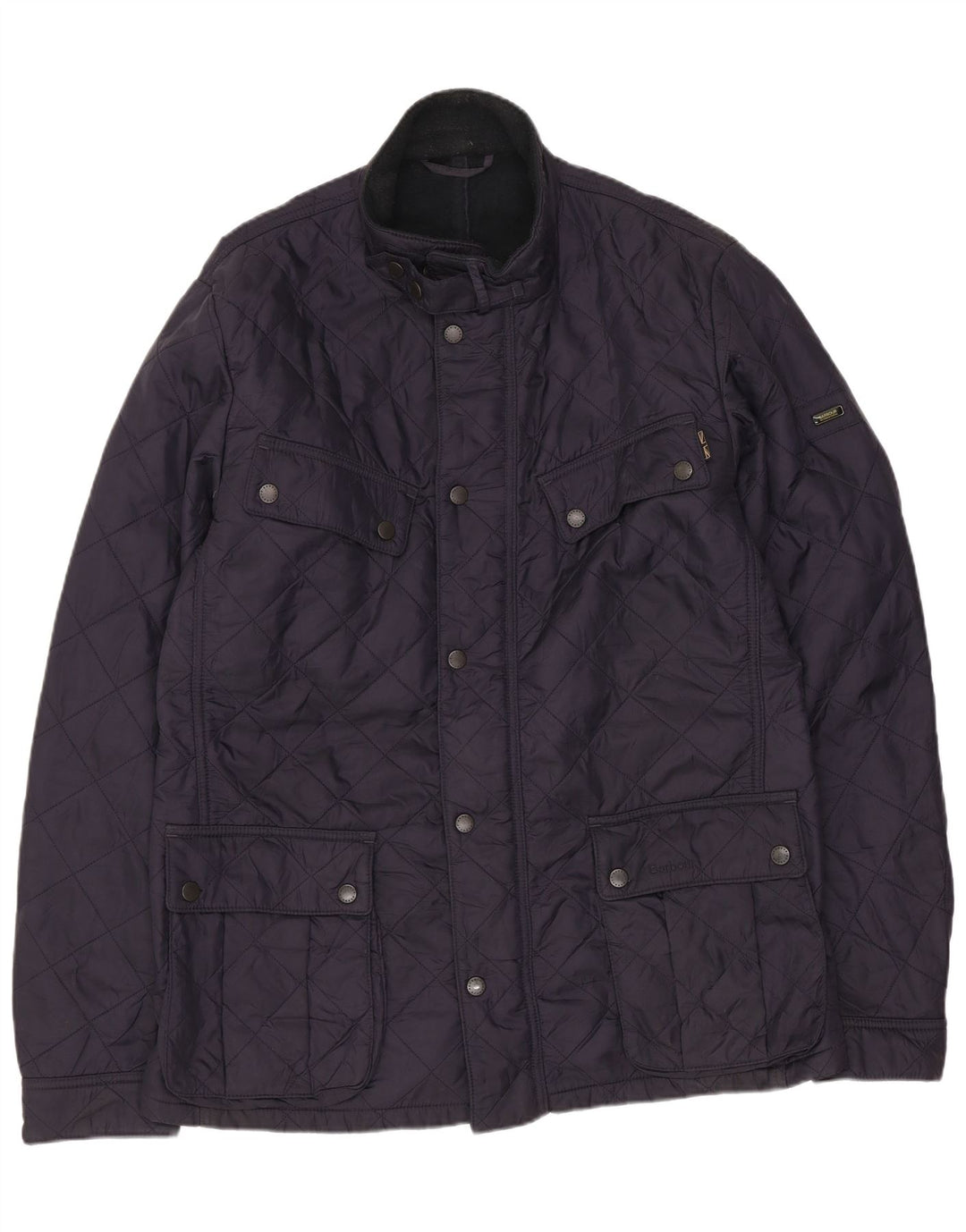 Barbour Herren Steppjacke UK 40 Large Marineblau Polyamid
