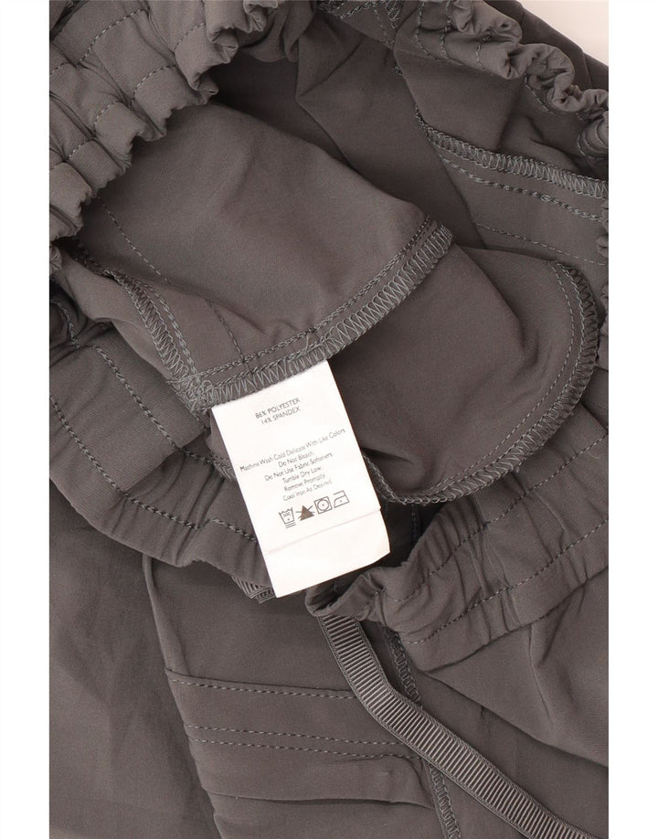 Eddie Bauer Damen Crop Cargo Hose Medium W30 L24 Grau Polyester