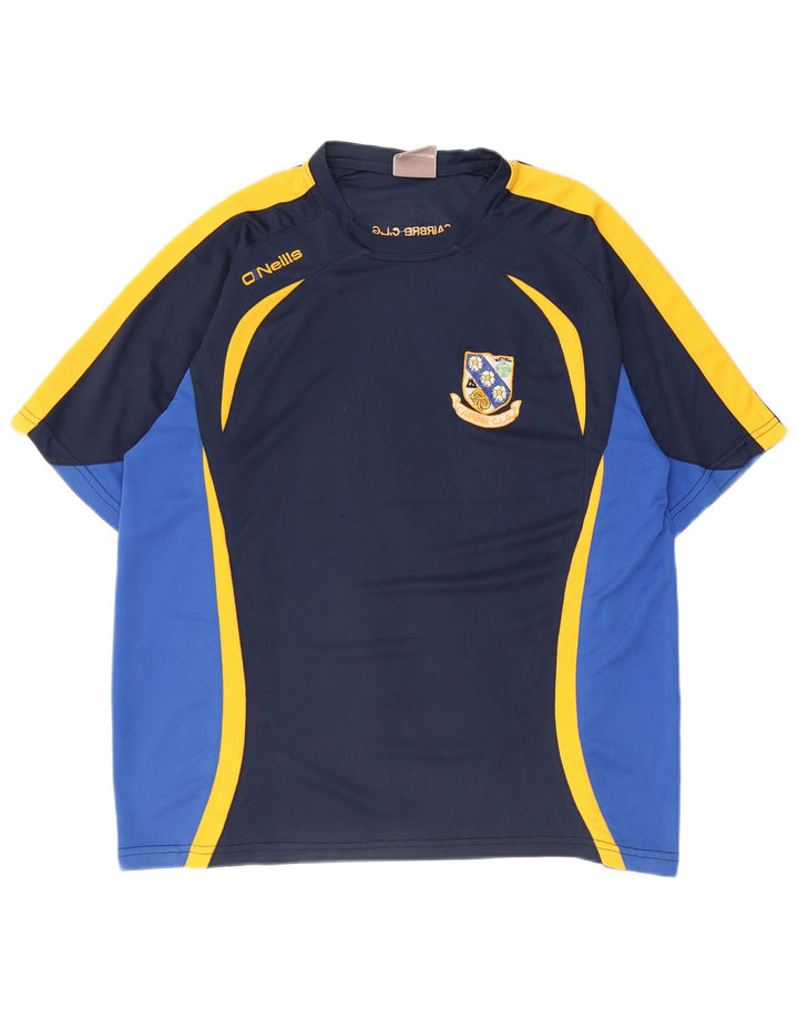 O'Neills Herren-T-Shirt mit Grafik, Mittelgroßes marineblaues Colourblock-Polyester