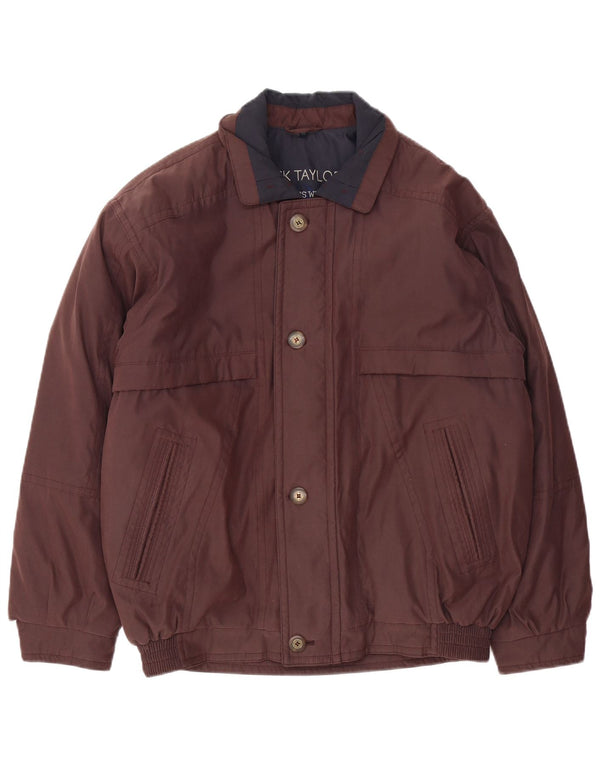 Nick Taylor Herren Bomberjacke IT 50 Large Braun Polyester