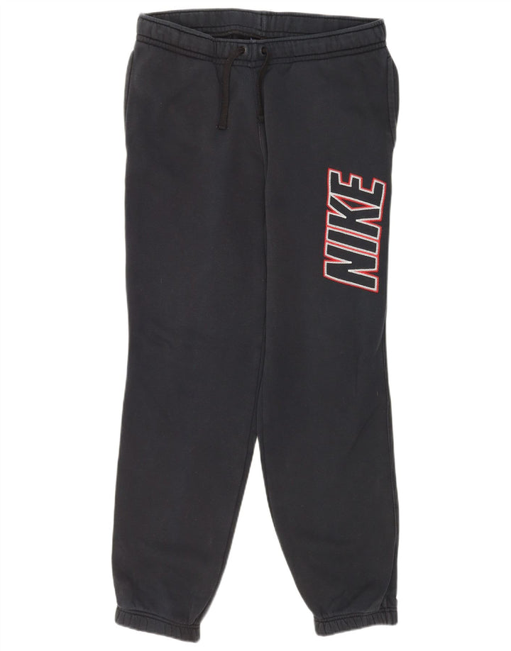 Nike Herren-Trainingsanzug-Hose mit Grafik, mittelgroß, marineblau, Baumwolle