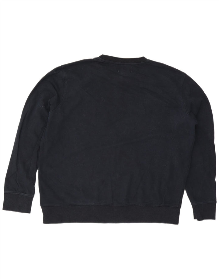 Marks & Spencer Herren Sweatshirt Pullover 2XL Marineblau Baumwolle