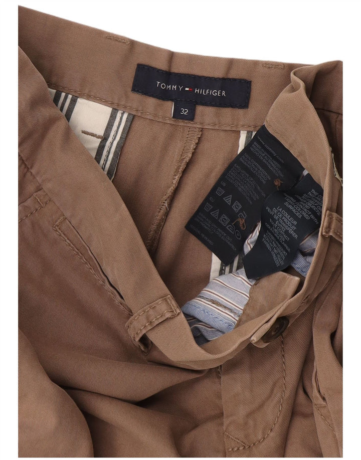 Tommy Hilfiger Herren Chinoshorts W32 Mittelbeige Baumwolle