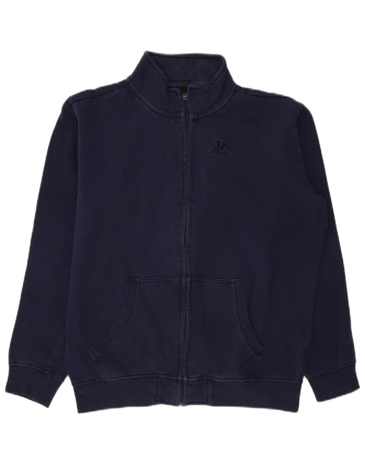 KAPPA Herren-Trainingsanzug-Top-Jacke, große marineblaue Baumwolle