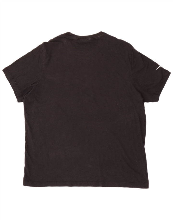 NIKE Herren T-Shirt Top 2XL Schwarz Baumwolle