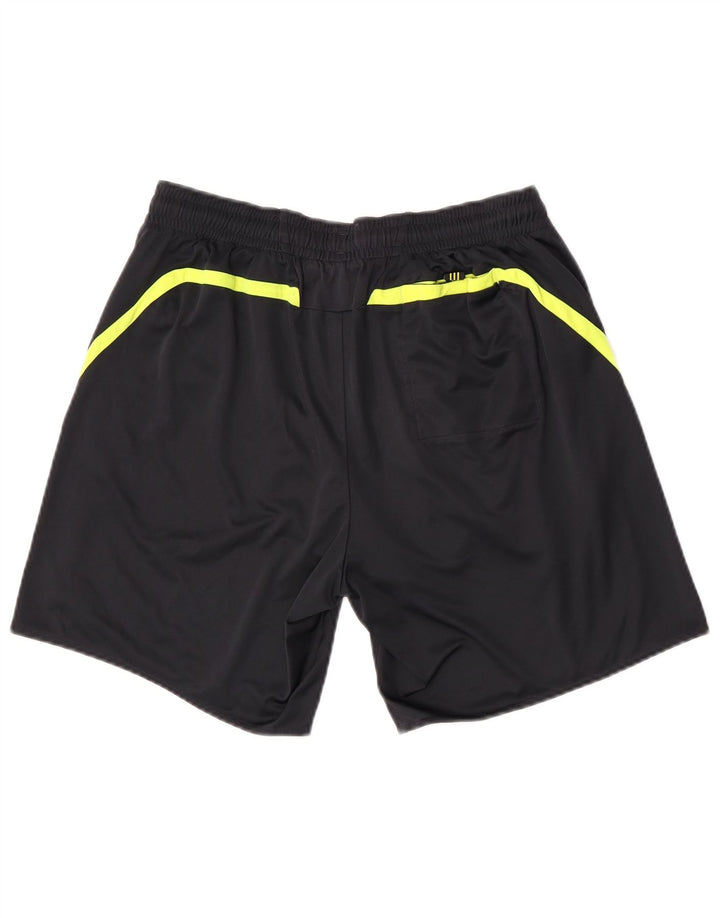 Adidas Herren Climacool Sportshorts, groß, schwarzes Farbblock-Polyester