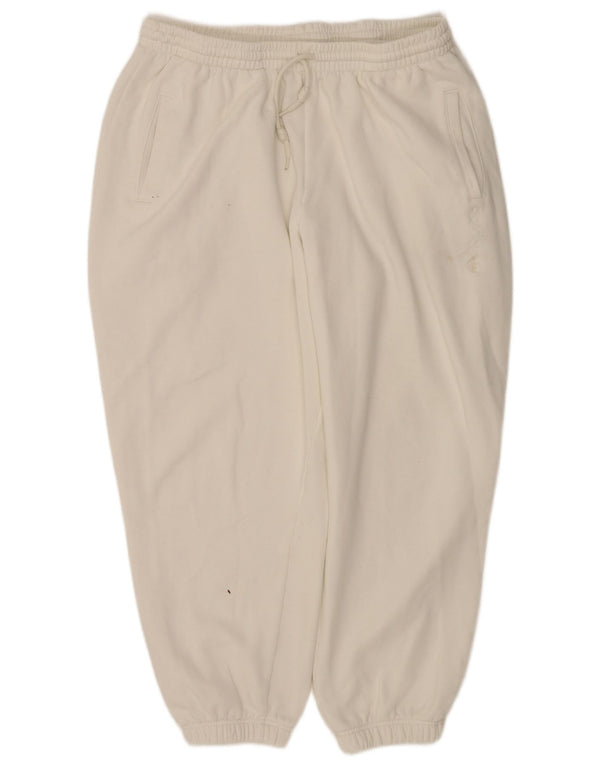 Adidas Damen Trainingshose Jogger UK 20 2XL Weiße Baumwolle