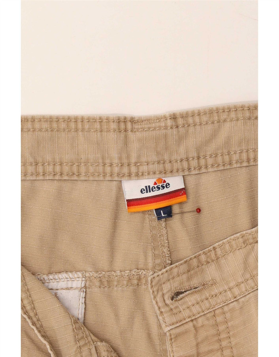 Ellesse Herren Cargo-Shorts, Größe L, W34, Beige