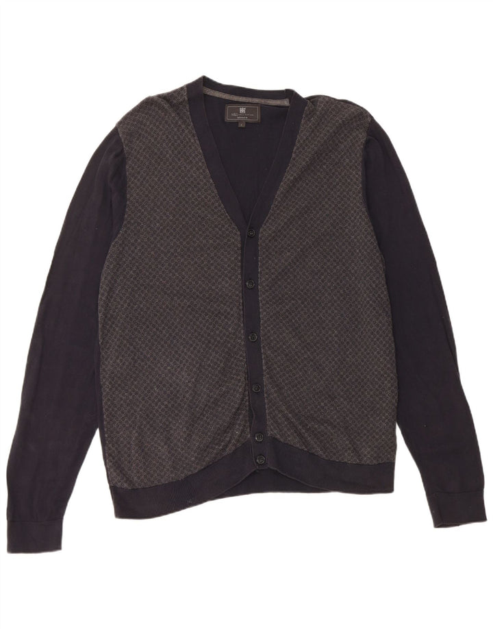 Marks & Spencer Herren-Cardigan mit maßgeschneiderter Passform, Größe L, Marineblau