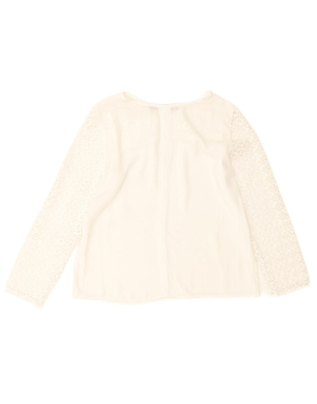 ZARA Womens Long Sleeve Blouse Top UK 10 Small White