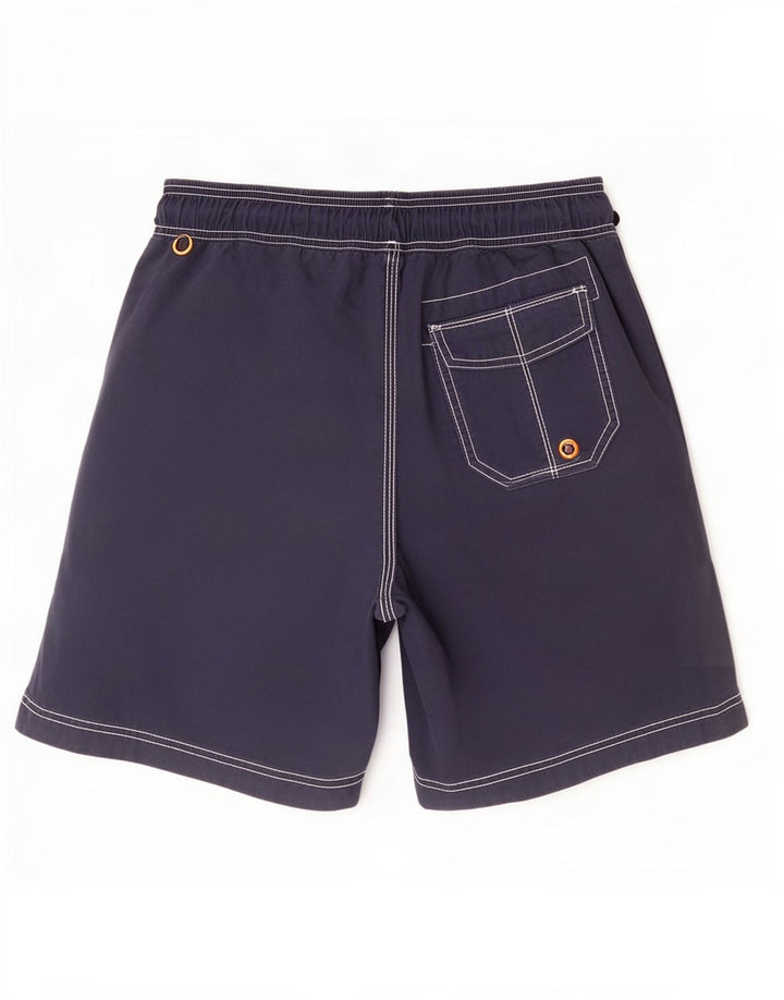 Fat Face Herren-Badeshorts, Größe S, marineblau, Baumwolle