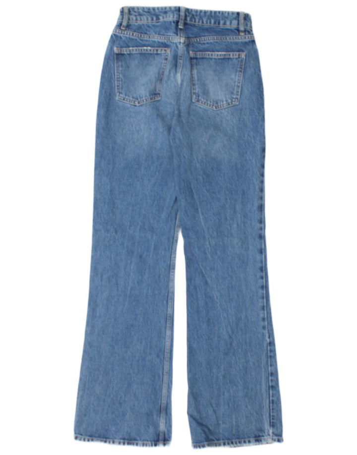 TOPSHOP Damen Bootcut-Jeans W26 L32 Blaue Baumwolle