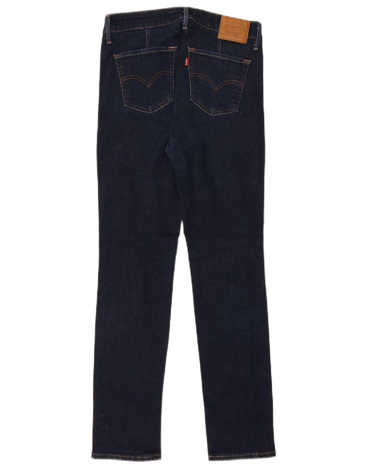 Levi's Damen 712 Slim Jeans W28 L30 Marineblaue Baumwolle