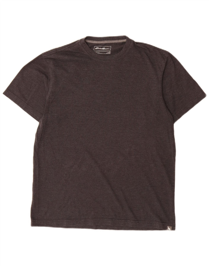 Eddie Bauer Herren T-Shirt Top mittelgraue Baumwolle