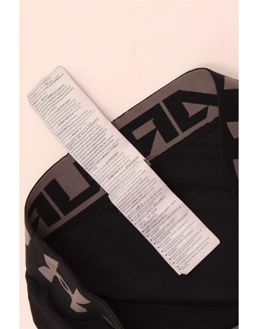 Under Armour Jungen-Leggings mit Grafik, 9–10 Jahre, mittelgroßes schwarzes Polyester
