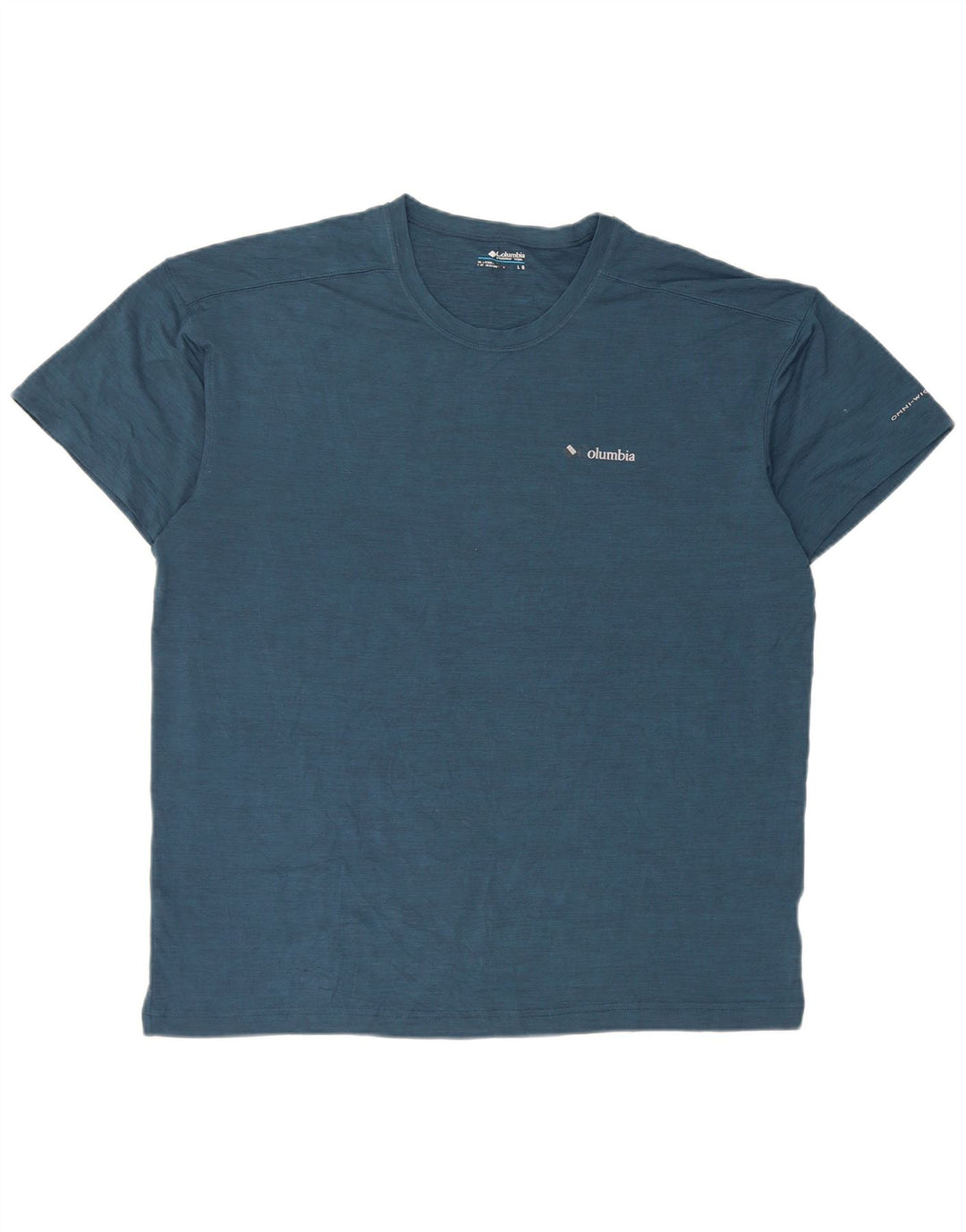 Columbia Herren T-Shirt Top Large Blau Polyester