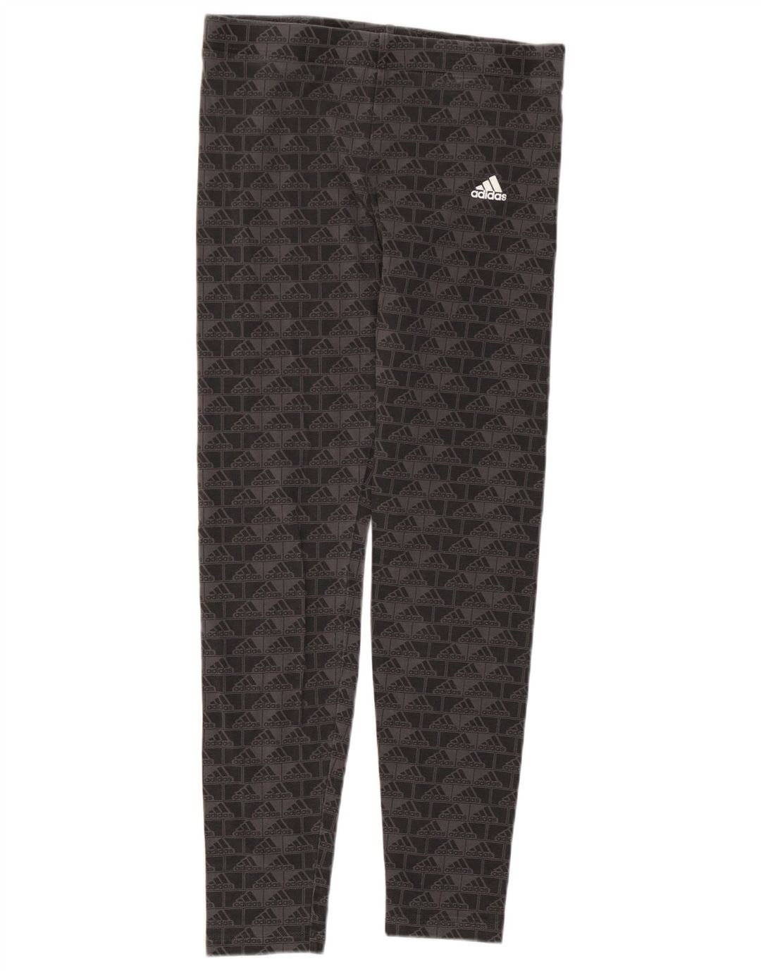 Adidas Mädchen-Grafik-Leggings, 14–15 Jahre, Grau