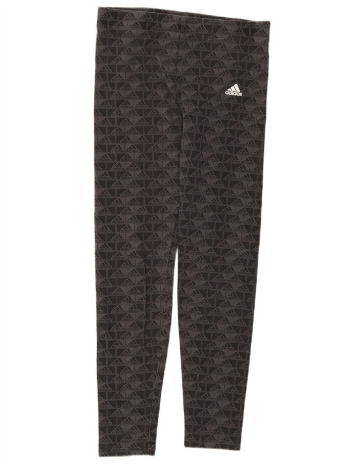 Adidas Mädchen-Grafik-Leggings, 14–15 Jahre, Grau