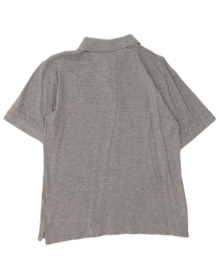 LOTTO Herren-Poloshirt, groß, grau meliert