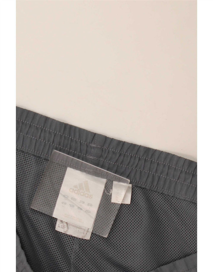 Adidas Herren Sport Shorts XL Grau Colourblock Polyester