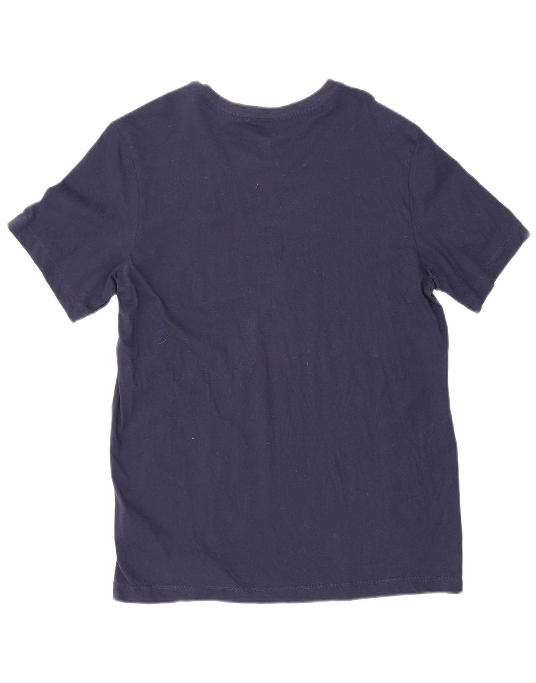 Nike Herren T-Shirt Top Large Marineblau Baumwolle