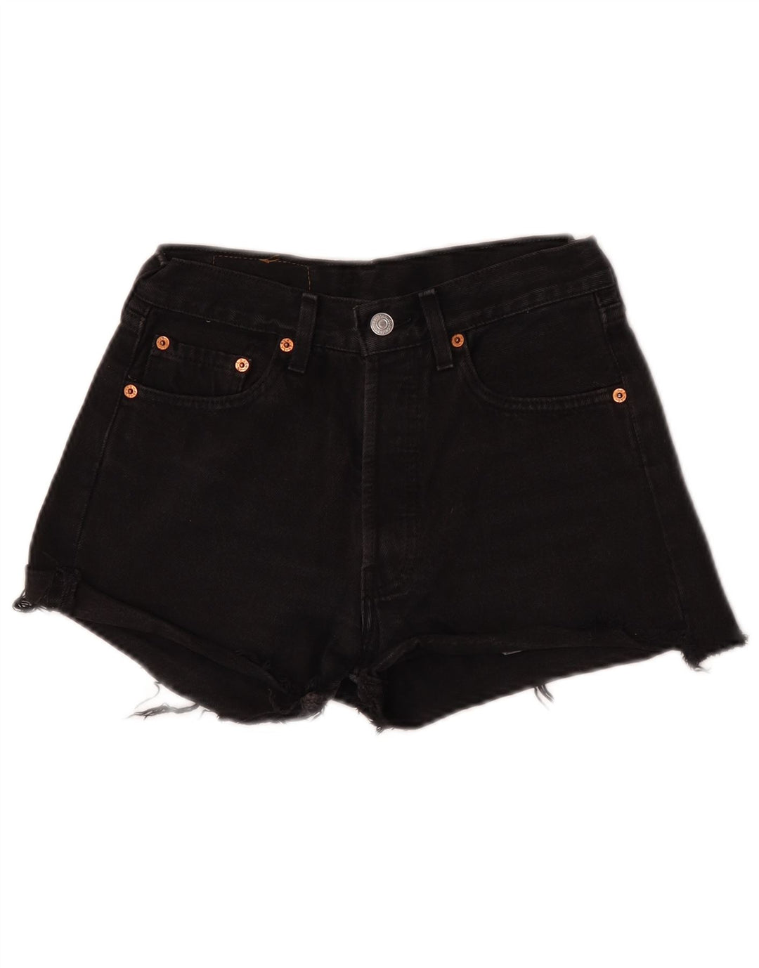 Levi's Damen 501 Jeansshorts W28 Mittelschwarz