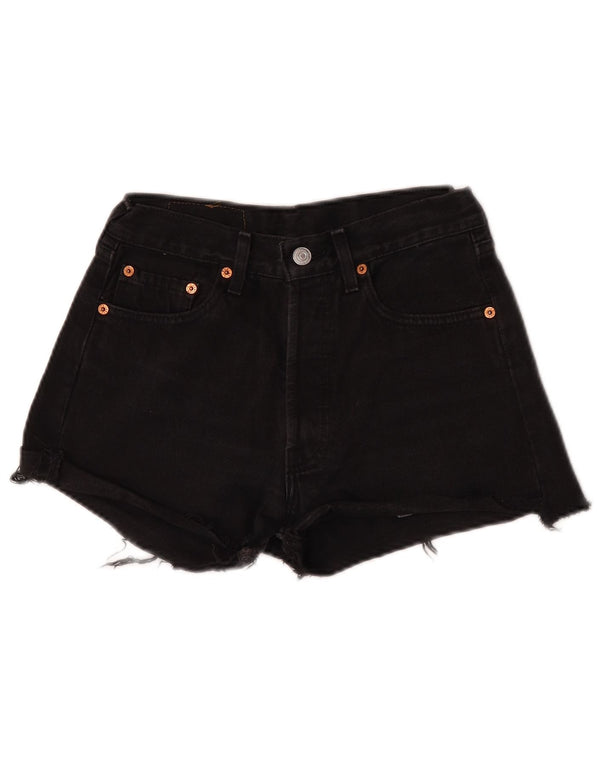 Levi's Damen 501 Jeansshorts W28 Mittelschwarz