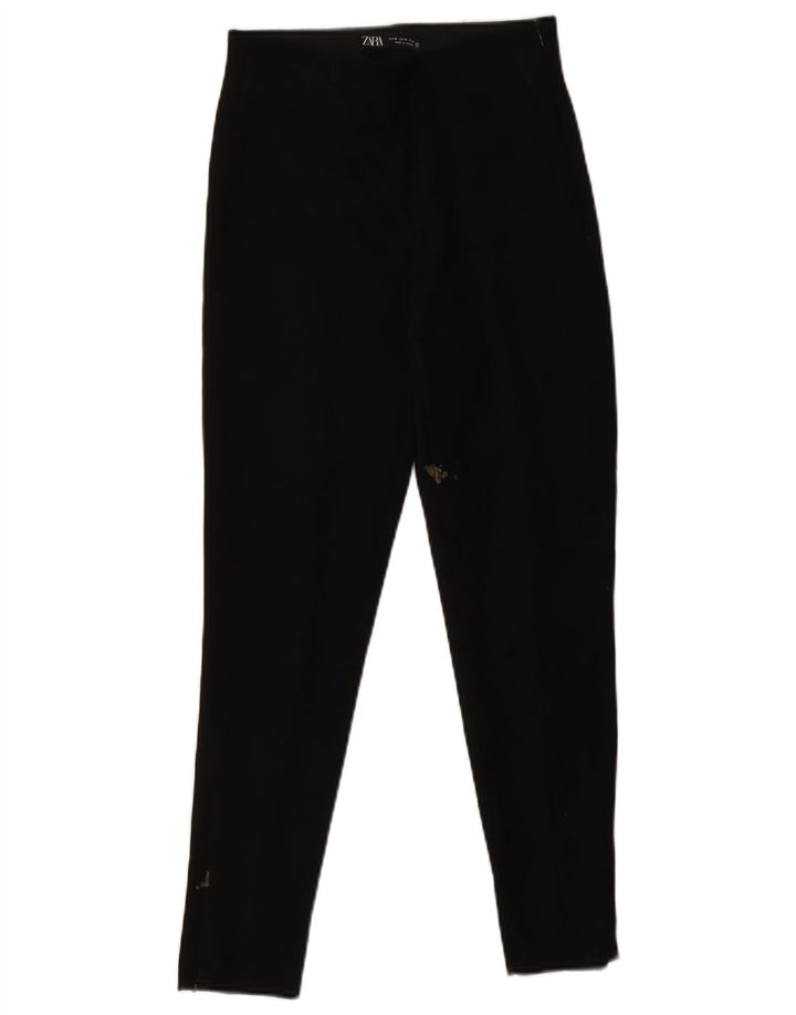 Enge, kurze Hose von Zara für Damen, Größe M, W28, L26, Schwarz