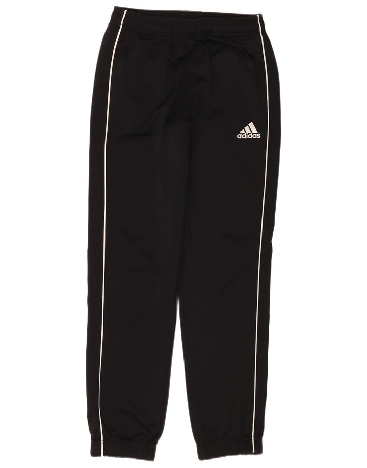 Adidas Jungen-Trainingshose, Jogginghose, 13–14 Jahre, schwarzes Polyester