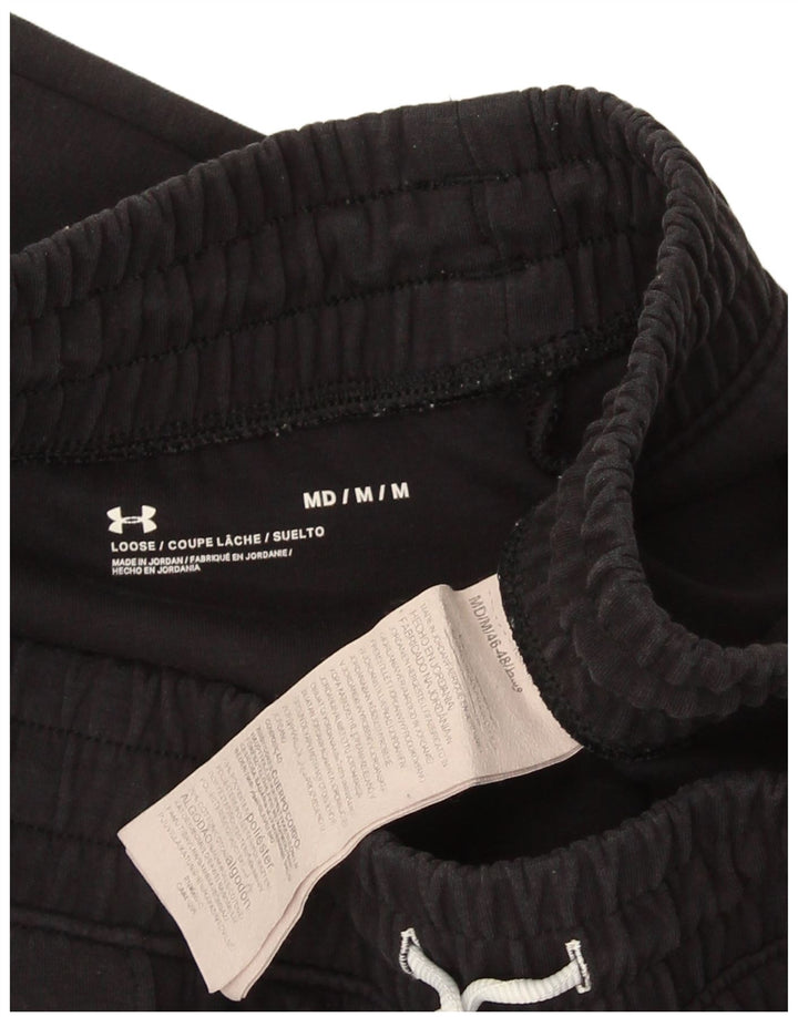Under Armour Herren Crop-Trainingshose aus mittelschwarzer Baumwolle