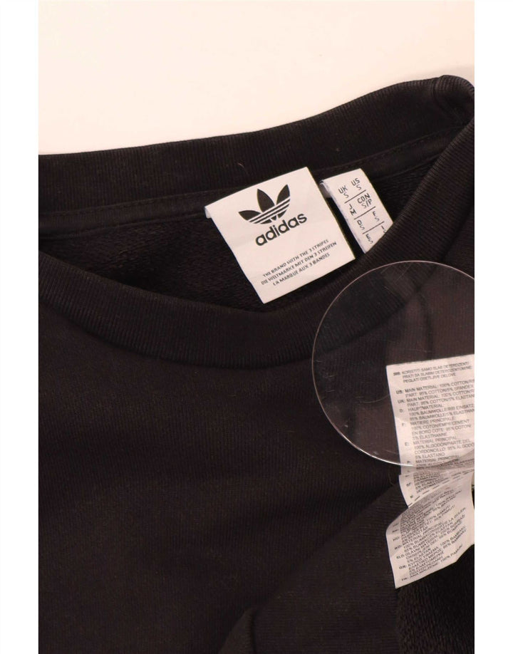 Adidas Herren Sweatshirt Pullover Small Schwarz Baumwolle