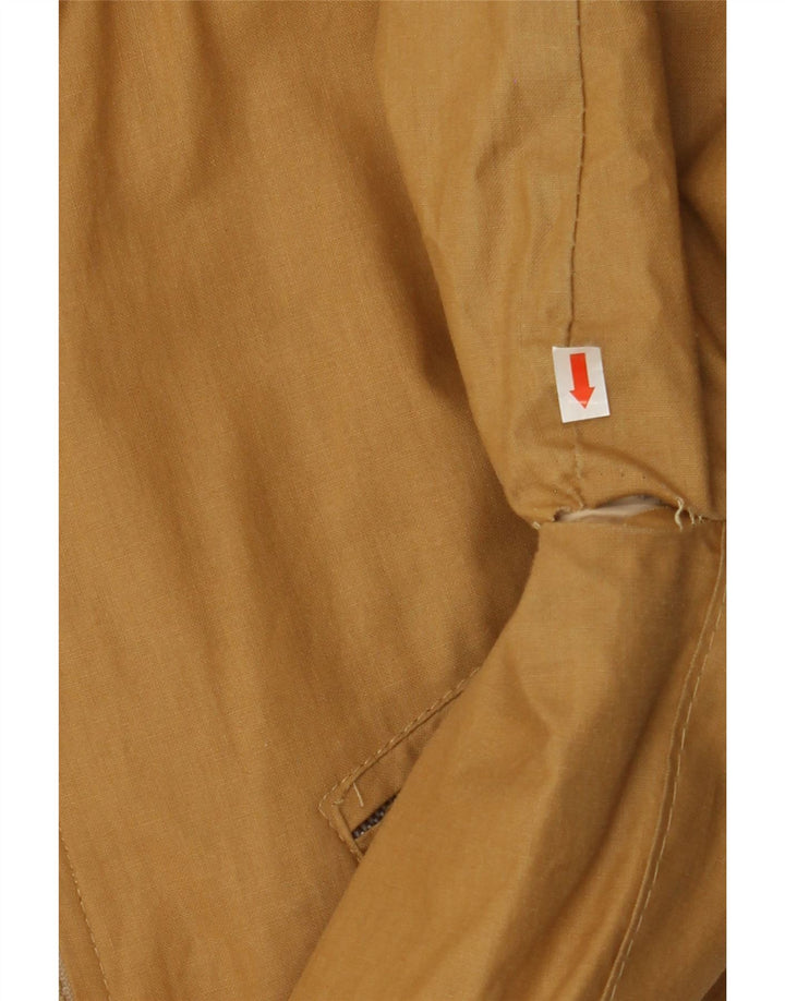 VINTAGE Mens Bomber Jacket IT 48 Medium Beige Vintage Vintage and Second-Hand Vintage from Messina Hembry 