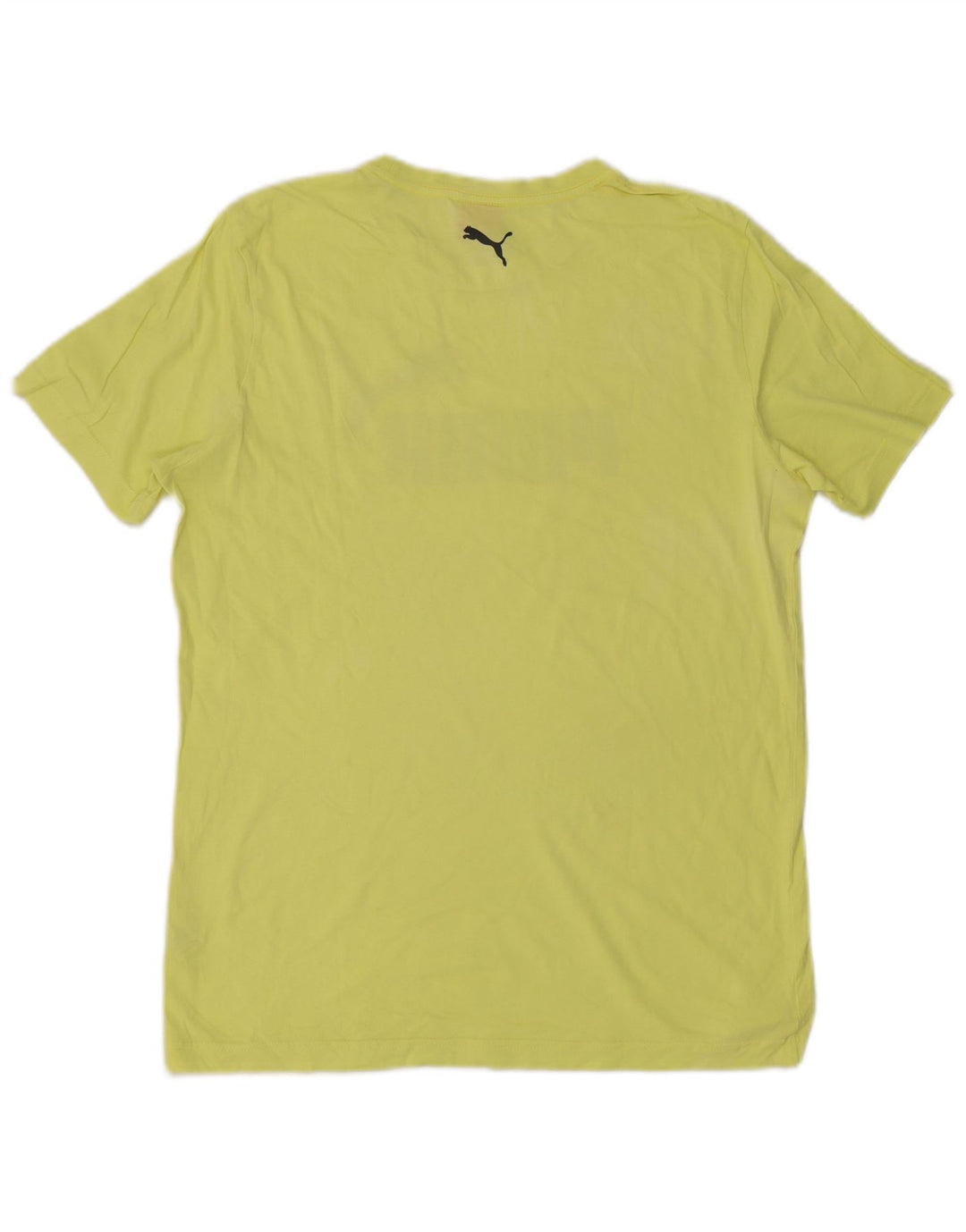 Puma Herren Grafik-T-Shirt-Oberteil Mittelgelb