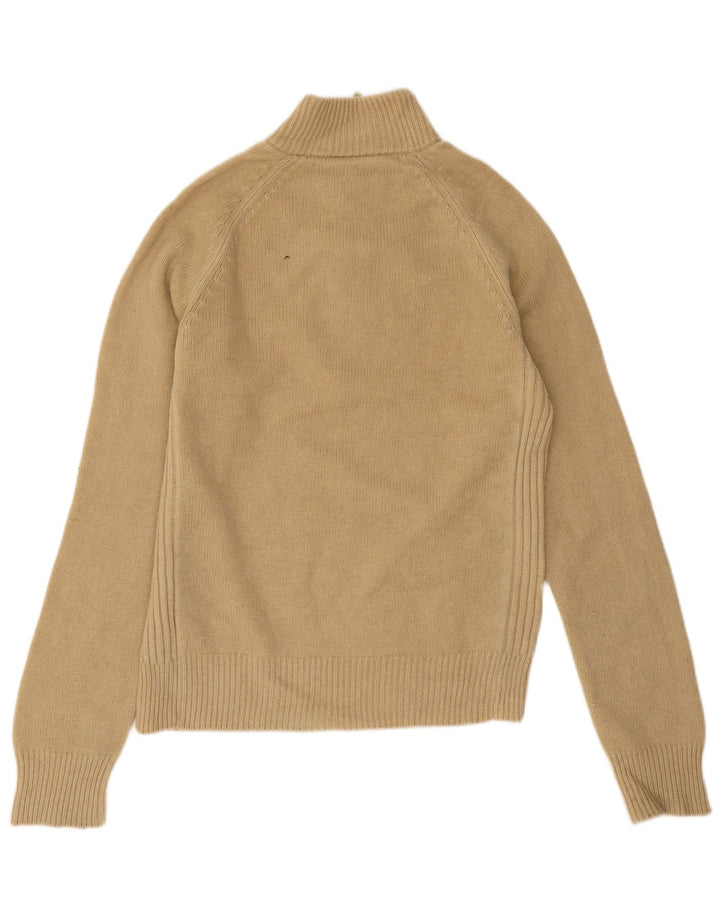 Timberland Herren-Pullover mit Reißverschluss, 2XL, beige Lammwolle