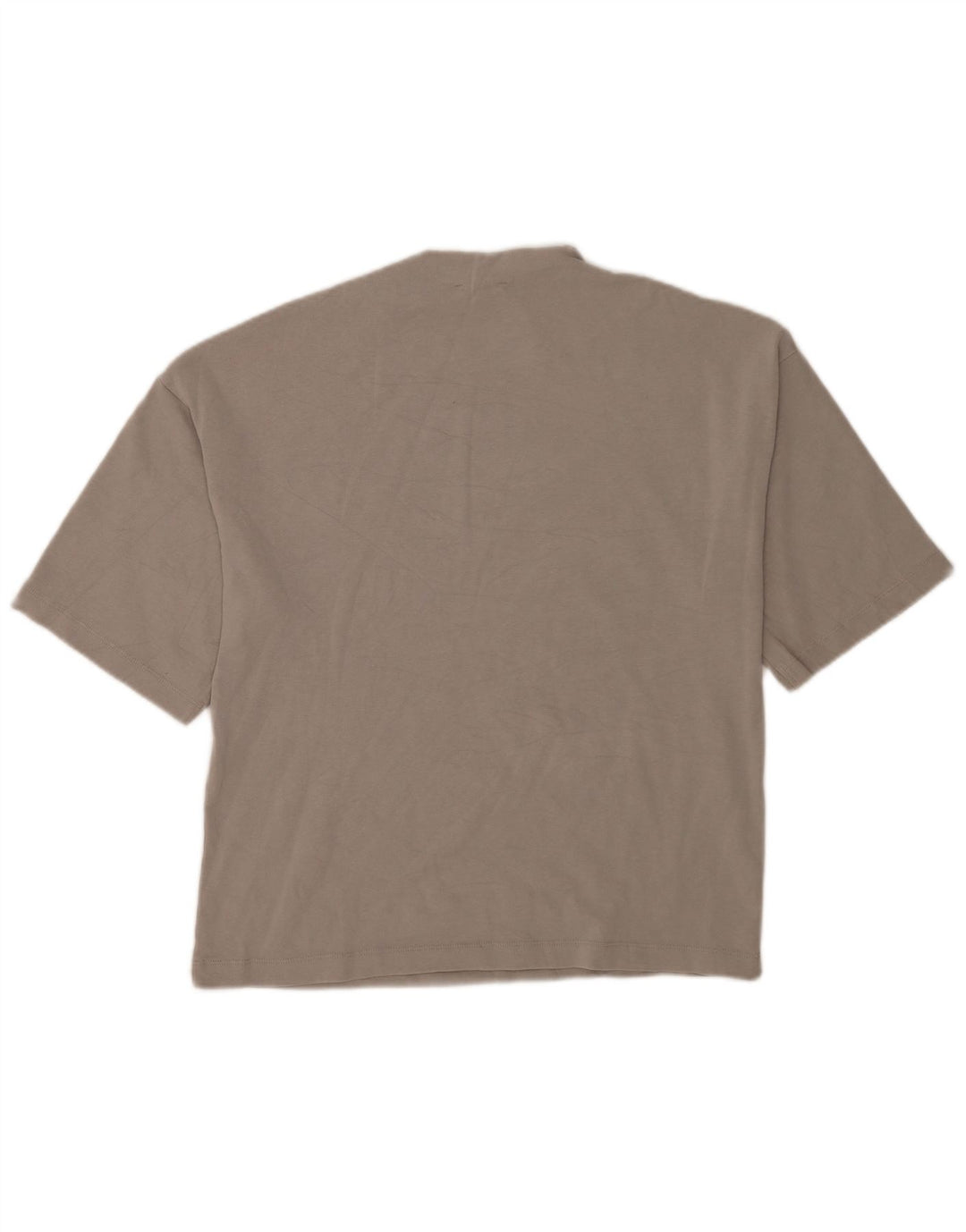 Zara Damen Übergroßes T-Shirt Top UK 10 Small Grau