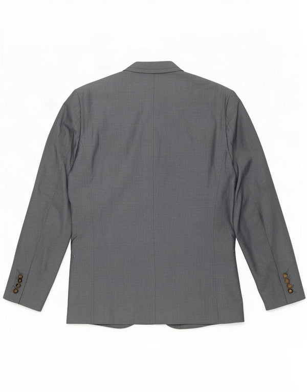 Ted Baker Herren-Blazer mit 2 Knöpfen, UK 40, Größe L, Grau, Baumwolle