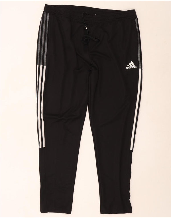 Adidas Damen Aeroready Trainingshose UK 20 2XL Schwarz Polyester