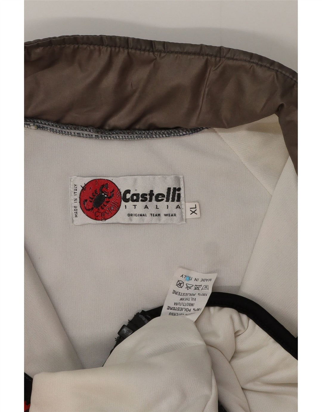 Castelli Herren-Trainingsanzugoberteil mit Grafik, XL, mehrfarbig, Farbblock
