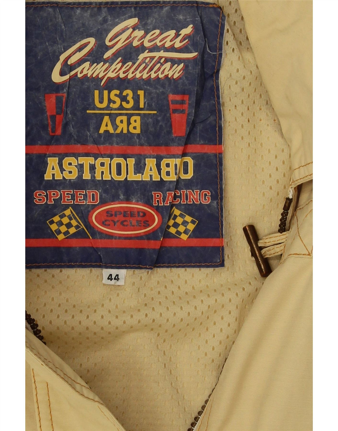 Astrolabio Damen Utility-Jacke IT 44 Mittelgelb