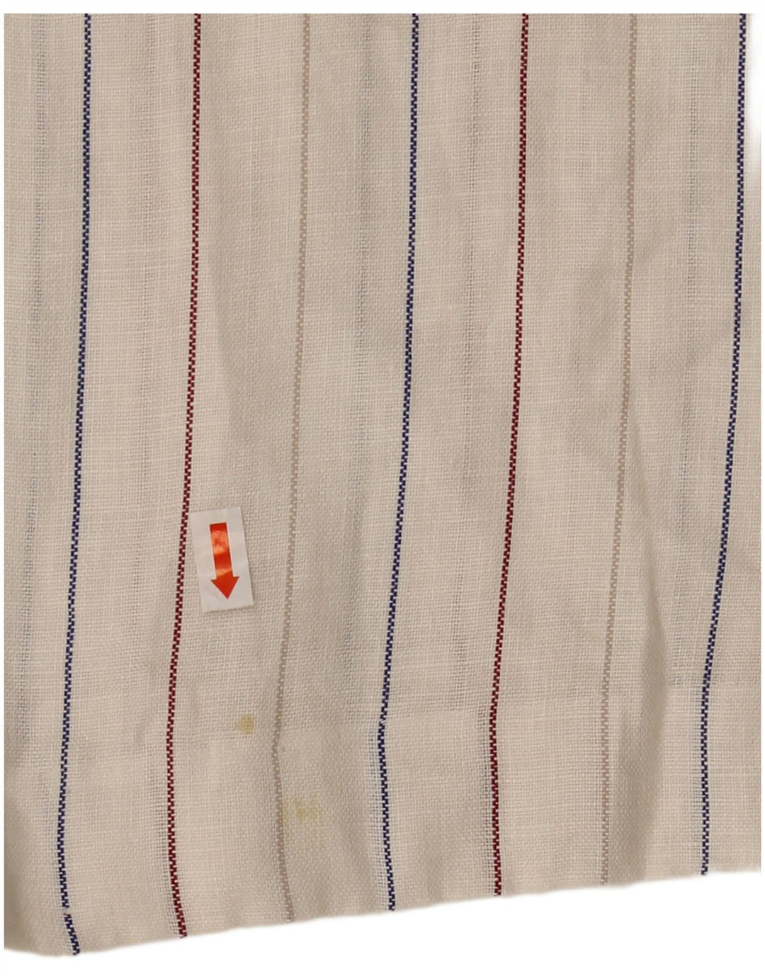 Vintage Damen Ärmelloses Etuikleid IT 42 Medium Off White gestreift