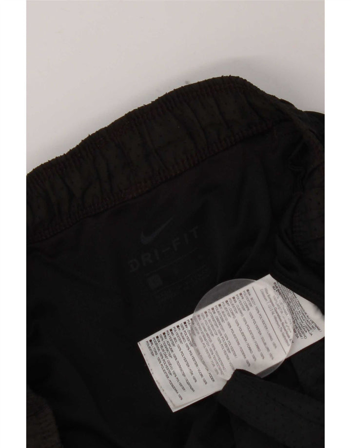 Nike Damen Dri Fit Sport Shorts UK 16 Large Schwarz Polyester