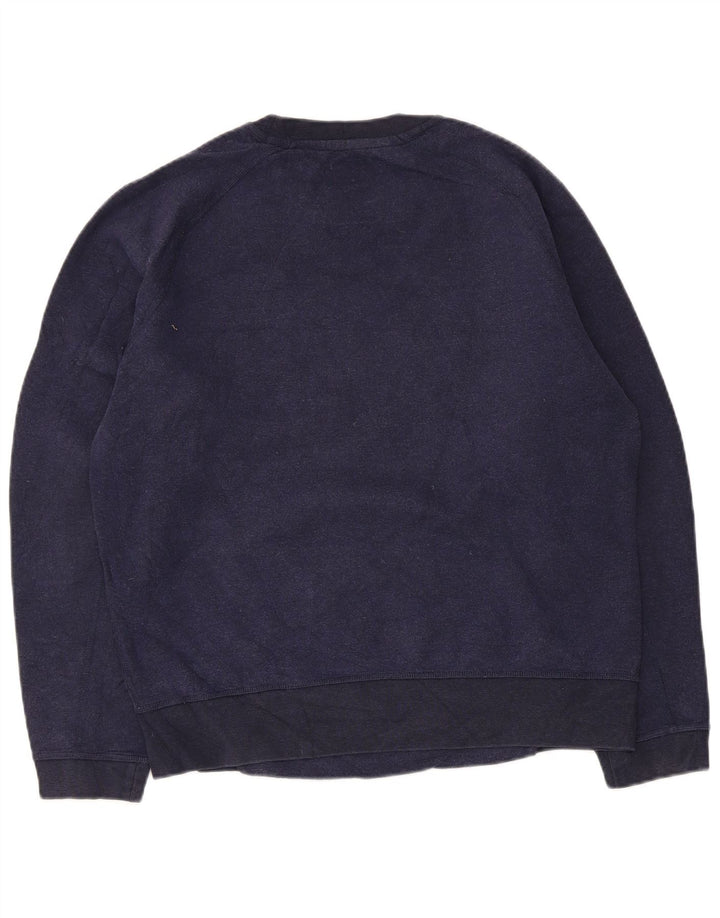Nike Herren-Sweatshirt, mittelgroß, marineblau, Baumwolle