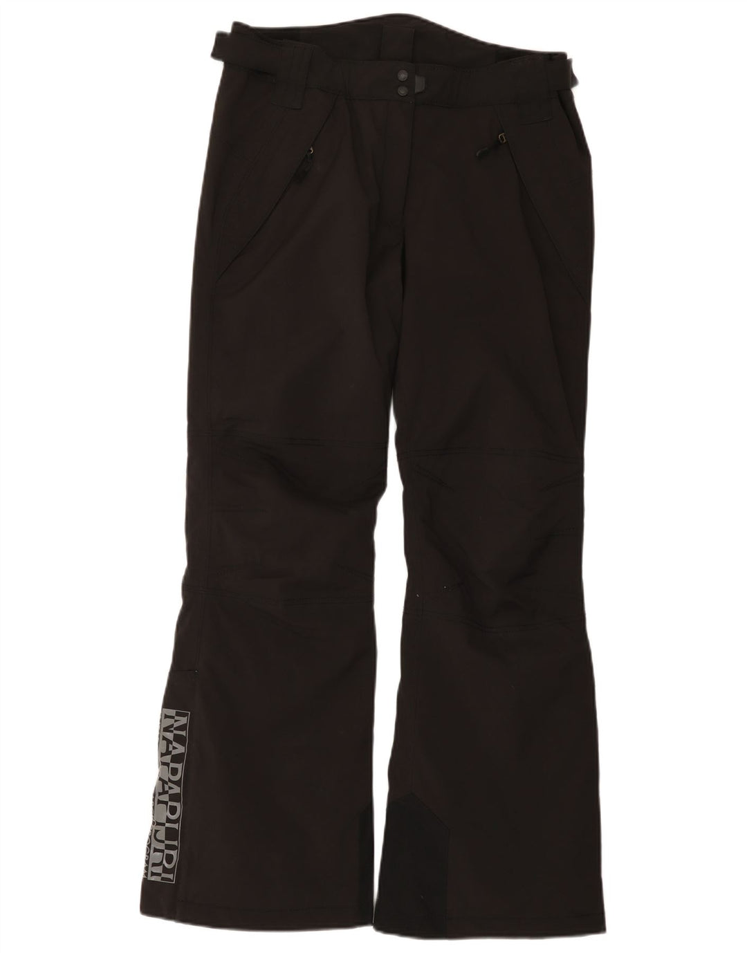 Napapijri Damen Skihose mit Grafik, UK 14, Größe L, Schwarz, Polyamid