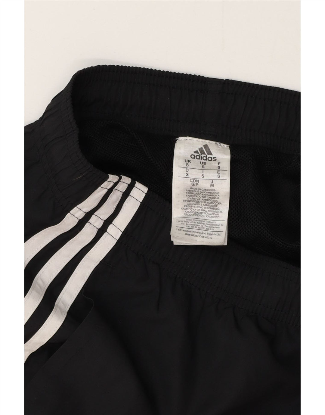 ADIDAS Herren Sport Shorts Small Schwarz Polyester