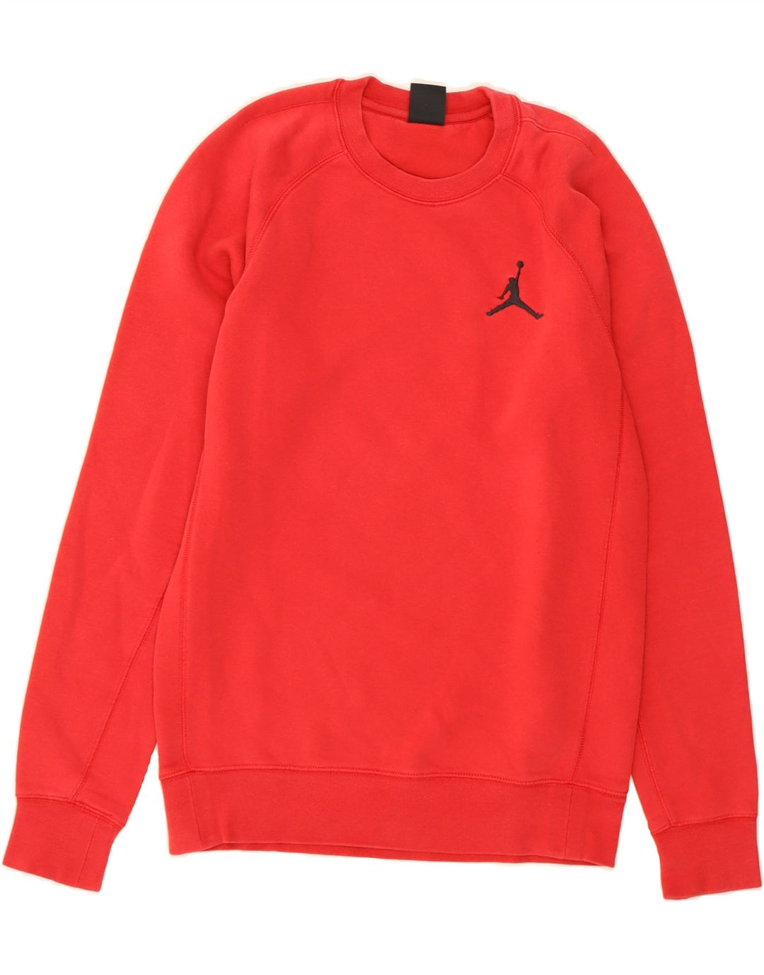 JORDAN Mens Sweatshirt Jumper Small Red Cotton Vintage Jordan and Second-Hand Jordan from Messina Hembry 