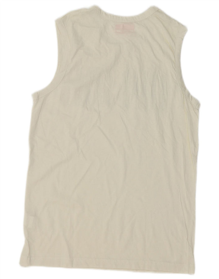 Kappa Herren-T-Shirt mit Grafik, mittelweiße Baumwolle