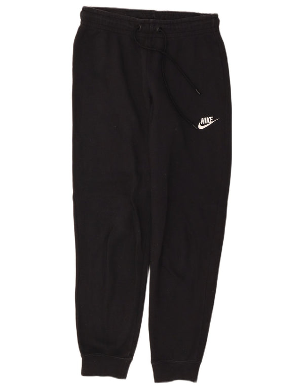 NIKE Damen-Trainingshose, Jogginghose, Größe S, Größe S, Schwarz, Baumwolle, UK 10